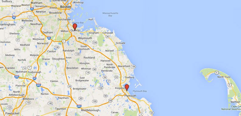 Quincy Location Map